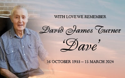 Turner, David James (Dave)